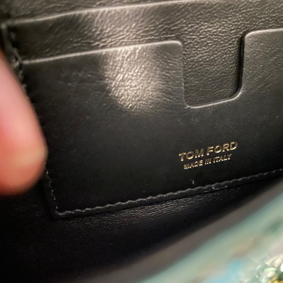 Tom Ford Sequin Evening Shoulder Bag with Gold Chain – Rare Statement Piece - Picture 8 of 8